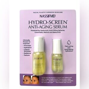 NassifMD Hydro-Screen Anti-Aging Serum 2 Bottle - 2 Oz And 1.0 Oz